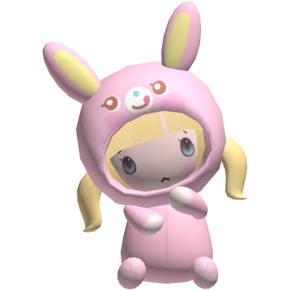 ♡ ꒰ blonde hair mimichan plush doll on ur head ꒱ ♡