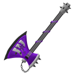 Purple Y2K Guitar