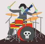 Zombie guy.