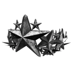 Silver Stellar Star Crown