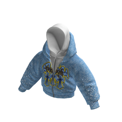 blue hoodie triangle thumbnail