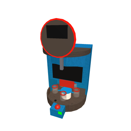 Blue pin arcade game