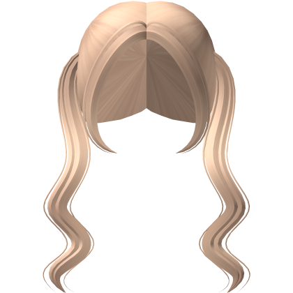 Cute Blonde Long Pigtails W Bangs thumbnail