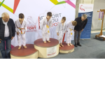 Le groupe des judokas