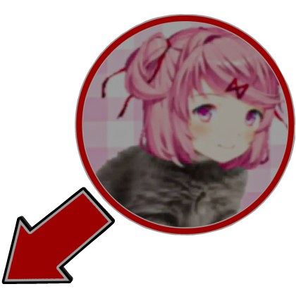 Natsuki Kitten meme Circle DDLC