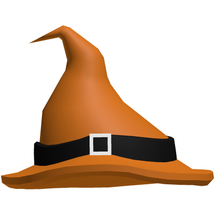Halloween Witch Hat (Orange) Roblox item