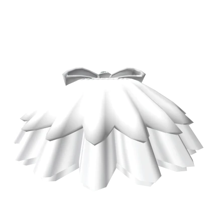 White bow tutu skirt roblox top