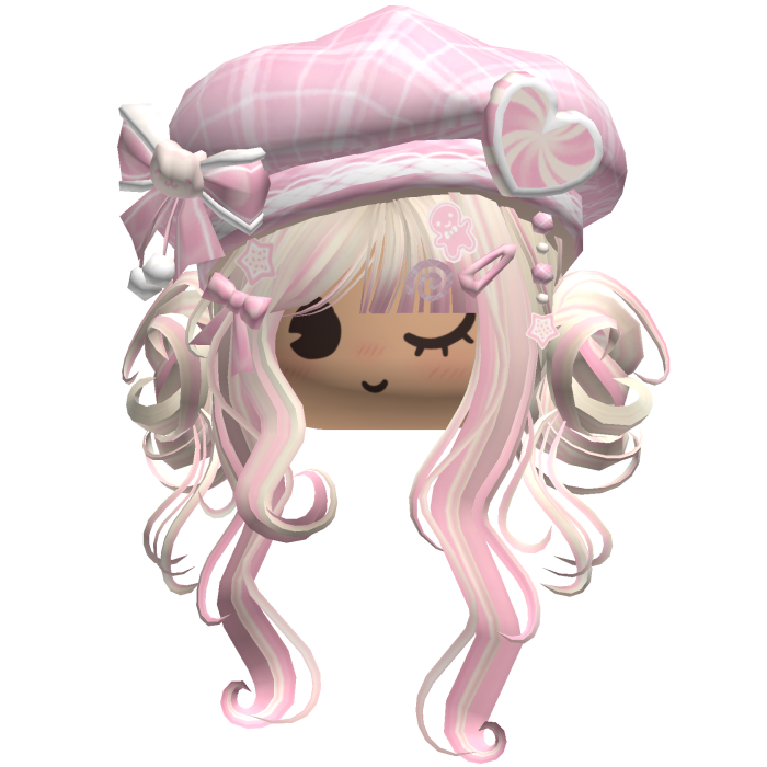 ♡ Christmas Swirly Wispy Buns (Pink Beige)