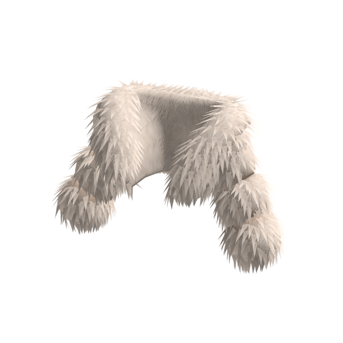 Luxury Fur Coat - White