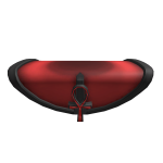 Crimson Egyptian Ankh Collar