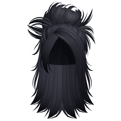 Y2K Half Up Metal Lover Hair (Midnight) Roblox item