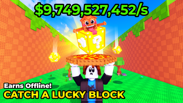 Previous thumbnail of [🎩] Catch a Falling Lucky Block!