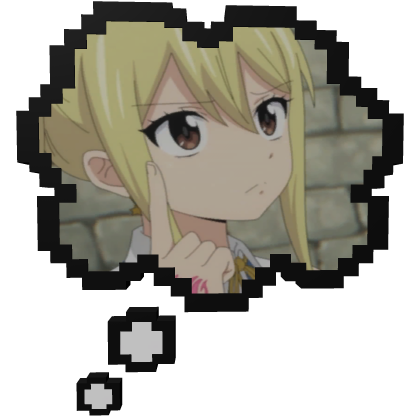 Lucy Heartfilia Fairy Tail | Thinking Bubble  Roblox item