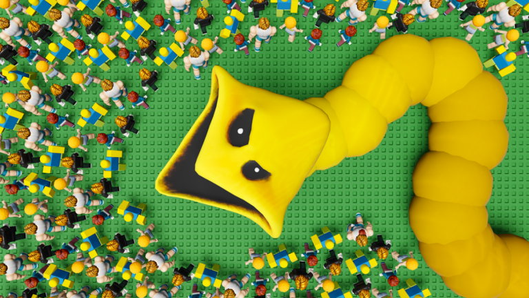 100 Players Enter Hungry Worm screenshot 1