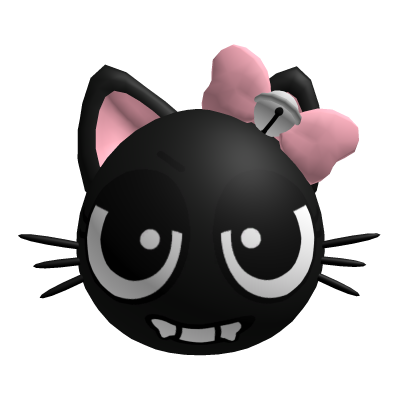 Dandy's World - Poppy's Black Kitty Head