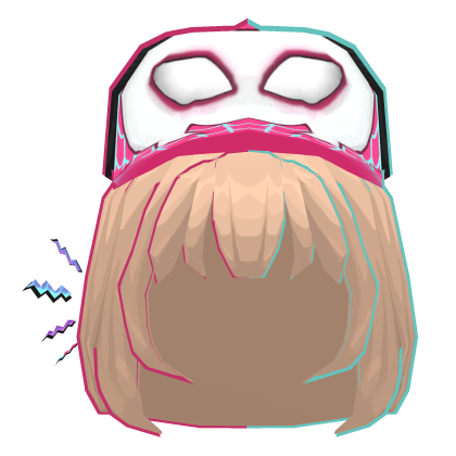 Gwen Spider-Man Cap Blonde Hair {🕷️} Roblox item