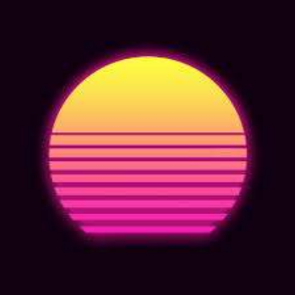 Vaporwave Sun Roblox decal