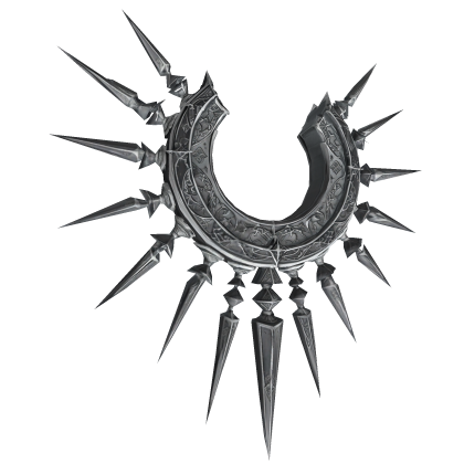 Silver Ornate Spiked Guardian Waist Halo
