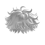 Fluffy Messy Hair [Full White]