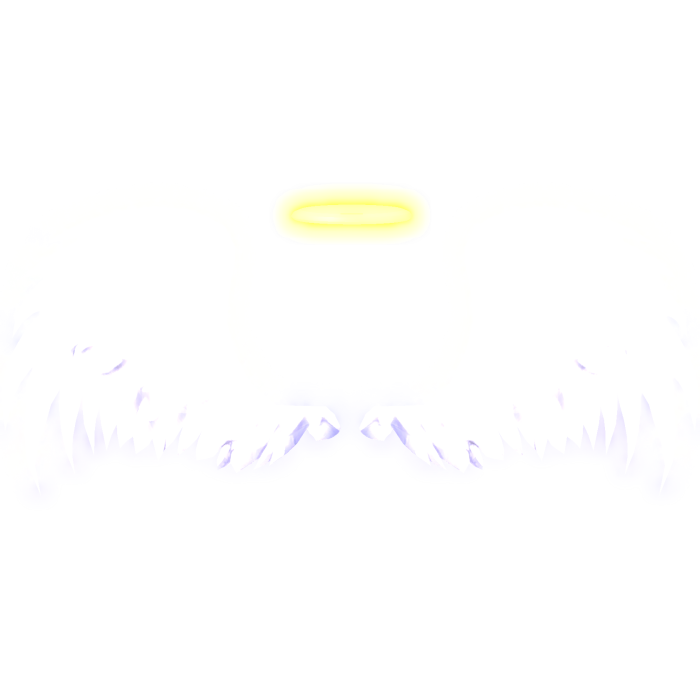 (Emissive) Glowing Angel Wings and Halo