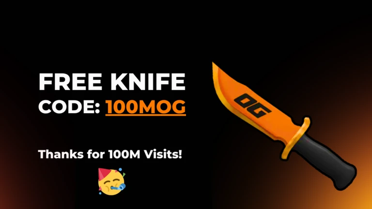 FREE KNIFE!