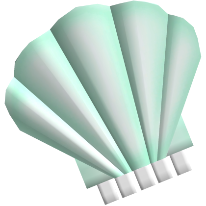 ☆ ꒰ summer green shell hair clip Roblox item
