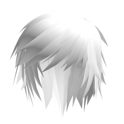 white sideparted emo hair bedhead 21. Roblox item