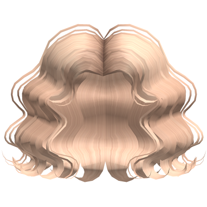 Short Curly Cute Bob Hair (Blonde) Roblox item