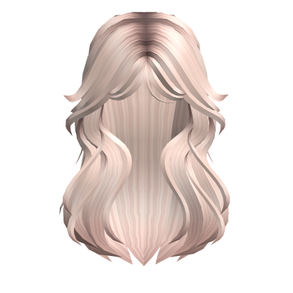Lush Y2K Anime Layered Messy Hair Platinum Blonde Roblox item