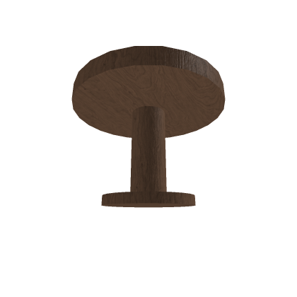 Simple Round Wooden Table