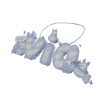 via blue easter necklace 3.0
