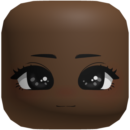 cute subtle blush and lashes