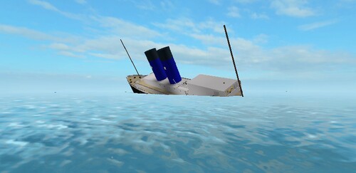 Sinking Ship in roblox