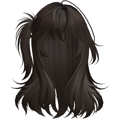 Brown Lush Half Up Hair Roblox item