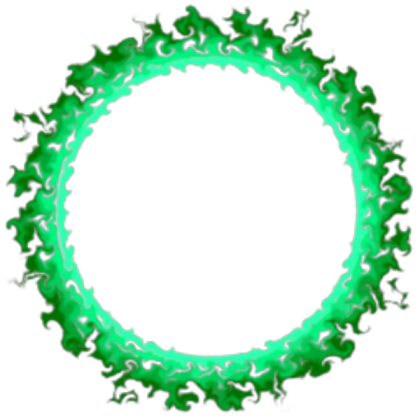 Green-Blue Ring of Fire Roblox decal