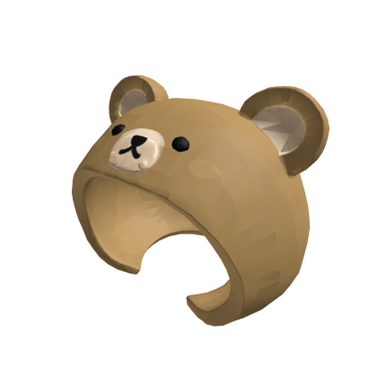 Cute Brown Bear Hood Roblox item