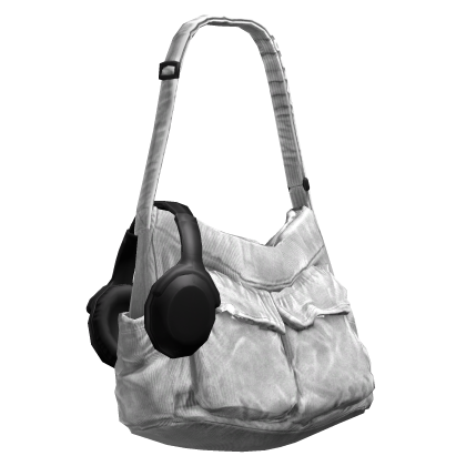 Side Bag With Headphones 3.0 White