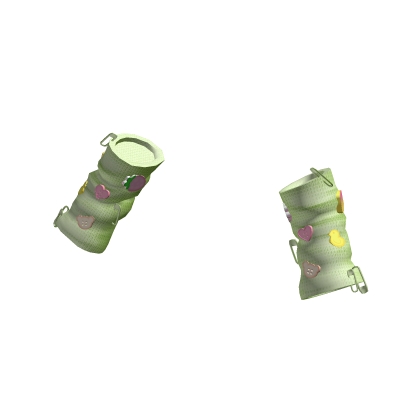 ♡ Mori kei igari green harajuku decora arm warmers thumbnail