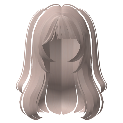 . ‿ ♡ shy straight hime pigtail long hair milktea Roblox item