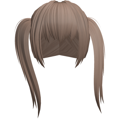 Choppy Emo Scene Anime Messy Hair in Light Brown Roblox item