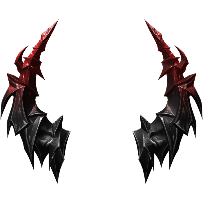 Red Warlord Horns