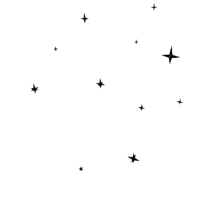 Floating Black Sparkling Shine