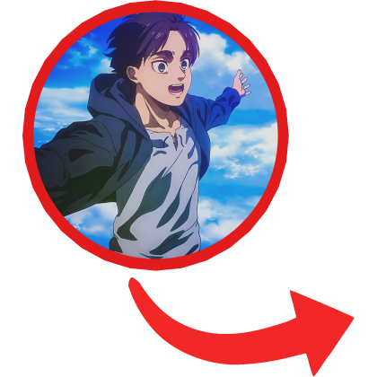 Eren Yeager Red Circle