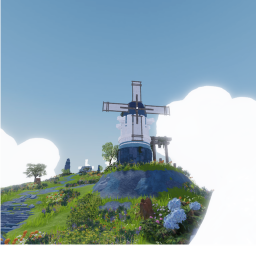 flowers in the sky icon