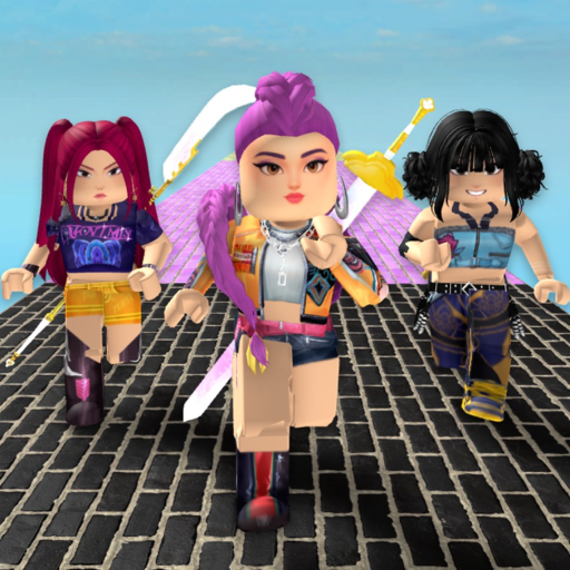 KPop Demon Hunters Speed Clicker 🎤⚡ official Roblox game thumbnail