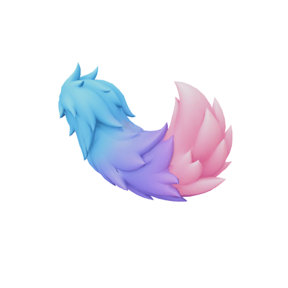 Cotton Candy Fluffy Tail