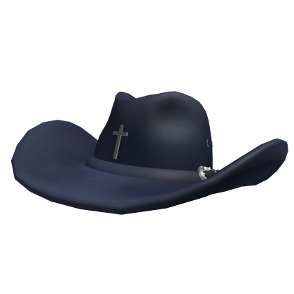 Blue Cowboy Hat Cross Jesus Roblox item