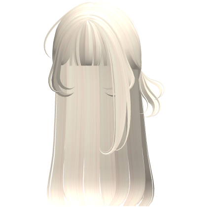 ♡ Blonde Y2K Angelic Long Hair W Side Ponytail