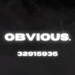 Obvious.