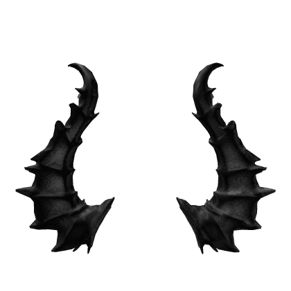Black Dragon Horns Roblox item